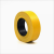 布兰格迪 PVC塑料无胶彩条胶带电缆缠绕带黄色20mm宽（20米短款）/卷