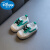 迪士尼（Disney）宝宝运动板鞋夏男女童学步鞋透气帆布鞋1岁儿童防滑软底魔术贴夏 绿色 15码鞋内长12厘米