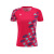 胜利羽毛球服男女透气速干儿童短袖队服运动上衣支持定制工作服 儿童红色上衣 XS