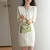 陆际（LUJI）时尚套装裙 香港潮牌气质名媛针织开衫半裙套装修身显瘦2021春季新款女秋季两件 白色 M
