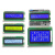 LCD1602A 12864液晶显示屏5V焊排针IIC/I2C模块蓝黄绿灰黄屏3.3V 5V黄屏（1只）
