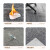 荣彩办公室pvc方形地板加厚耐磨商用塑胶地板水泥地环保家用地板地胶 新地毯纹318 平米