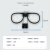 呼享（Hu）6878防毒面具专用内置眼镜架全面罩眼镜架