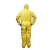 雷克兰 轻质高经济性的化学防护服 CT1S428-XL-黄色 1件