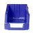 和崟 A1组立零件盒蓝色 组合式收纳盒塑料物料盒 工具螺丝盒分类盒库房仓库斜口收纳盒