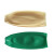 冰禹 BYlj-82 乳胶防水套袖 耐油耐酸碱清洁劳保袖套 38cm绿色 (1双)