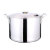 不锈钢加高汤桶不锈钢汤桶商用加厚双耳白钢桶熬煮汤桶深汤锅大容量平底电磁炉煲 加厚60内径*40cm高 约110L