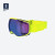 迪卡侬成人儿童滑雪护目镜蓝粉色L码S3镜片（适合头围大于56cm)2570840