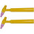 TIG/QQ-150氩弧焊枪瓷嘴瓦咀钨针夹钨极铜夹尾导流件枪头配件 紫铜钨针夹1.6X36mm20只