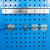 艾科堡 蓝色重型工具柜 工厂车间五金工具箱 可调节层板 门挂背挂抽屉AKB-ZGJG-2C2CG