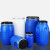 庄太太【加厚30L蓝色】加厚200L带铁箍法兰桶60升化工塑料桶160公斤发酵泔水桶