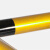立采 防撞安全消防栓护栏 L型双层76x500x500x600x1.5黑色贴黄膜 1个价
