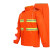 金固牢 KCAA-110 分体环卫雨衣雨裤套装 安全反光警示双层清洁工路政园林 双条橘色4XL