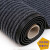 精邦 灰色地毯PVC复合底双条纹地毯地垫 15米/卷 90cm宽