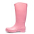 东部工品日系雨鞋女款时尚外穿套鞋轻便防水胶鞋工作防滑成人高筒雨靴 粉色 39 
