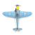 砚古4D二战飞机BF-109战斗机拼装模型4D立体战斗机组装模型玩具礼物 BF109 黄色