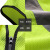 邦道尔反光背心建筑工地安全工作服网布环卫荧光马甲路政绿化外套 黑色 XL