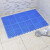 普力捷（PULIJIE）浴室地垫防滑垫淋浴卫生间洗手间拼接PVC游泳池垫子可裁剪脚垫定制 蓝色 100CM*125CM