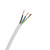 德力西电线电缆 三芯护套线RVV3芯*0.5平方纯铜芯线国标100米一卷 白色/黑色下单请备注颜色