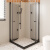 定制l型折叠门淋浴房小户型浴屏简易整体卫生间玻璃干 0*0方形 100*100方形