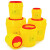 益美得 DJY-08黄色利器盒锐器盒医院诊所用废物针头收纳桶小号垃圾桶 圆形8L