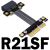 PCI-E x4 转x1延長线转接加长线 4x PCIe3.0定制加长 R21SR 40cm