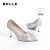百丽（BeLLE）春正装单鞋基础款鞋女 BDAB8AQ3 8cm银色-标准 39