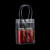 庄太太【13*19*8cm】PVC塑料透明手提袋礼品袋50个小礼物包装袋手拎袋子ZTT-9324B