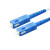 数康（Shukang）单模1芯室内2钢丝皮线光缆 单模蝶形光纤跳线尾纤网线 SC-SC接头100米 白色 KF-DSC-S100