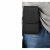 户外战术 手机袋腰包VIVO X20穿皮带帆布双层腰带竖挂皮套男 6-6.3寸屏 黑色送挂钩