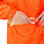 厚创 双层分体雨衣雨裤套装 加大加厚反光环卫路政执勤防汛雨衣可印字 橙色 XXL(180)