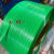 纸箱PP打包带机用塑料透明黄色全新料半自动全自动手动包装捆扎带 绿色透明带 超透12宽0.6厚(2400米)