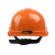 代尔塔/DELTAPLUS102011PP无孔橙色安全帽1顶+1个logo双色单处印制不含车贴编码工程建筑施工头盔