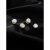 LIEI施华洛世奇锆夏季天然巴洛克珍珠领口防走光胸针扣高档无痕磁力钮 巴洛克(磁扣)一对装