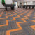 绿野客台球厅地毯专用方块拼接桌球室办公室耐磨加厚防火阻燃隔 (淡灰Q27-02) 加厚沥青底40片10平方