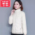 尔煦棉服女短款韩版2022冬装新款保暖外套洋气棉衣时尚女士小棉袄显瘦 白色 M 85-100斤