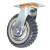 冰禹 BYlj-300 重型尼龙脚轮 聚氨酯脚轮 高强度风火轮工业轮子 8寸单轮1个