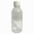 定制50/100毫升/200/500ml塑料瓶透明液体样品分装取样瓶带刻度小 60毫升小口刻度棕色50个