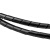 广邦电缆附件 包线缠绕管 电线理线管收纳绕线带埋线器收纳电线缠绕管 16mm 黑色 3.3米/卷