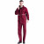易美丽诺 LH1019 分体式反光雨衣雨裤套装户外雨具 酒红色 升级面料3XL