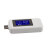 双USB电流电压表功率测试仪尾插检测器数显手机平板充电安全监测 黑壳LCD显示+常规USB+MicroUSB