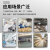 博硕BS90F工业吸尘器不锈钢桶式工厂厂房车间吸铁屑粉尘用大功率干湿两用吸水吸尘机【4800W】220V90L