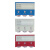 稳斯坦 WST054 磁性标签卡 货架仓库管理卡 带齿轮物料卡 仓位计数卡 (红四轮8.8*10)