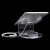 夷希微平板电脑支架多彩展示架托苹果ipad通用充电底座铝合金属桌面支撑 【白色】金属裸架