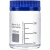 DYQT透明高硼硅玻璃试剂瓶广口瓶蓝盖瓶样品瓶化学实验瓶大口耐高温瓶 透明150ml+四氟垫