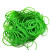 普力捷（PULIJIE）聚氨酯PU圆带进口原色粗纹牛筋毛面O型圆形传送带 绿色(粗面)5mm一卷200米