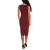 迈克.科尔斯（MICHAEL KORS）迈克尔-科尔斯系列圆领羊毛混纺连衣裙 red US 0 (XS)