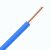 金龙羽 国标铜芯电线电缆 单芯单股硬线 BV-10平方 100米/卷 蓝色