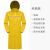 全身防暴雨男女款户外便携雨披单人加厚长款雨衣 经典款(单层)-黄色 XL
