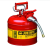 杰斯瑞特（JUSTRITE）7220120Z ~7.5升红色钢制安全罐，带软管